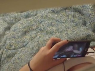 Caught her Watching sex clip