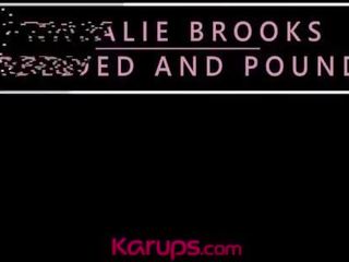 Karups - Ground Teen Natalie Brooks Punished with Fucking